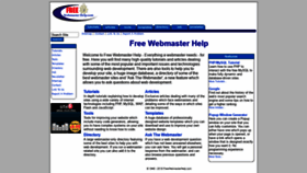 What Freewebmasterhelp.com website looked like in 2021 (2 years ago)