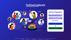 What Followingbook.com website looked like in 2021 (2 years ago)