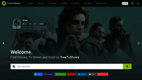 What Freetvshows.watch website looked like in 2021 (2 years ago)
