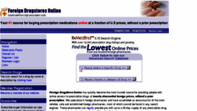 What Foreign-drugstores-online.com website looked like in 2011 (13 years ago)