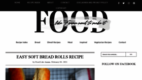 What Foodlikeammausedtomakeit.info website looked like in 2021 (2 years ago)