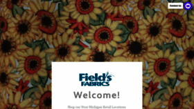 What Fieldsfabrics.com website looked like in 2021 (2 years ago)