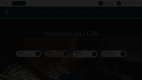 What Fow.co.uk website looked like in 2021 (2 years ago)