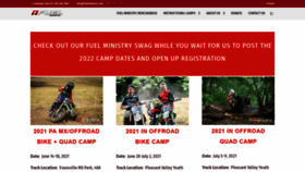 What Fuelministry.com website looked like in 2021 (2 years ago)