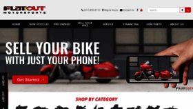 What Flatoutmotorcycles.com website looked like in 2021 (2 years ago)