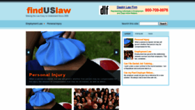 What Finduslaw.com website looked like in 2021 (3 years ago)