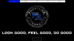 What Frontlinealternative.com website looked like in 2021 (2 years ago)