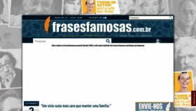 What Frasesfamosas.com.br website looked like in 2021 (2 years ago)
