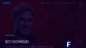 What Fixed-match.xyz website looked like in 2021 (2 years ago)