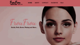 What Froufrouskin.com website looked like in 2021 (2 years ago)