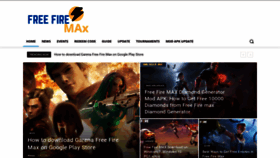 What Freefiremax.in website looked like in 2021 (2 years ago)