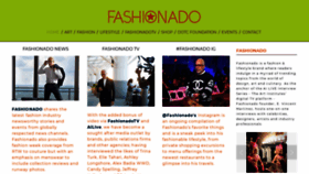 What Fashionado.net website looked like in 2021 (2 years ago)