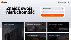 What Flatfy.pl website looked like in 2021 (2 years ago)