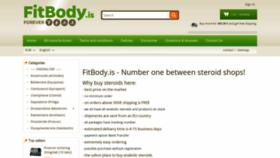 What Fitbody.is website looked like in 2021 (2 years ago)