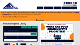 What Fontanalib.org website looked like in 2021 (2 years ago)