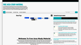 What Free-acca-study-material.blogspot.com website looked like in 2021 (2 years ago)