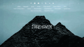 What Farehavenrocks.com website looked like in 2021 (2 years ago)