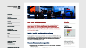 What Forschungsgruppe.de website looked like in 2021 (2 years ago)
