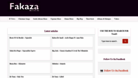 What Fakazamusic.co.za website looked like in 2021 (2 years ago)