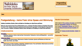 What Festgestaltung.de website looked like in 2021 (2 years ago)