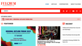 What Fulcrum.sg website looked like in 2021 (2 years ago)
