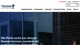 What Fh-swf.de website looked like in 2021 (2 years ago)