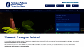 What Framinghampediatrics.com website looked like in 2021 (2 years ago)