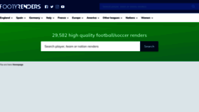What Footyrenders.com website looked like in 2021 (2 years ago)