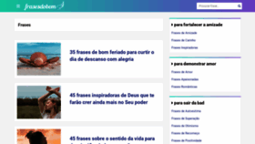 What Frasesdobem.com.br website looked like in 2021 (2 years ago)