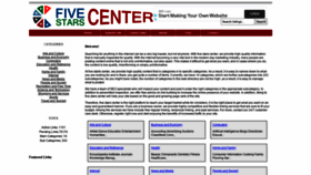 What Fivestarscenter.com website looked like in 2021 (2 years ago)