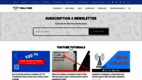What Finalfixer.com website looked like in 2021 (2 years ago)