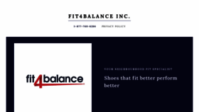 What Fit4balance.ca website looked like in 2021 (2 years ago)