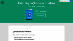 What Fatihhayrioglu.com website looked like in 2021 (2 years ago)