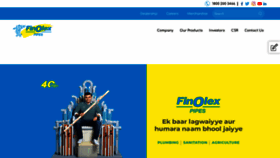What Finolexpipes.com website looked like in 2021 (2 years ago)