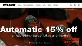 What Framedbikes.com website looked like in 2021 (2 years ago)