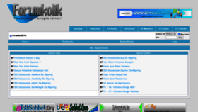 What Forumkolik.net website looked like in 2021 (2 years ago)