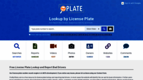 What Findbyplate.com website looked like in 2021 (2 years ago)