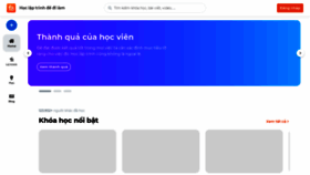 What Fullstack.edu.vn website looked like in 2021 (2 years ago)