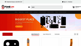 What Fonelink.com.au website looked like in 2021 (3 years ago)