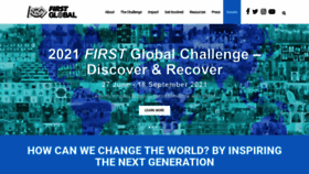 What First.global website looked like in 2021 (2 years ago)