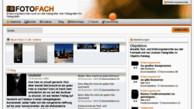 What Fotofach.de website looked like in 2011 (13 years ago)