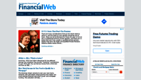 What Finweb.com website looked like in 2021 (2 years ago)
