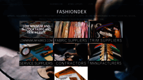 What Fashiondex.com website looked like in 2021 (2 years ago)