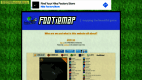What Footiemap.com website looked like in 2021 (2 years ago)