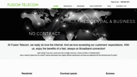 What Fusion-telecom.com website looked like in 2021 (2 years ago)