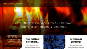 What Freeloveletters.net website looked like in 2021 (2 years ago)