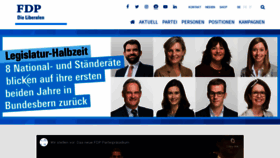 What Fdp.ch website looked like in 2021 (2 years ago)