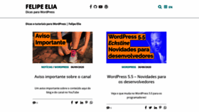 What Felipeelia.com.br website looked like in 2021 (2 years ago)