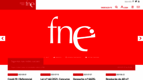 What Fne.pt website looked like in 2021 (2 years ago)
