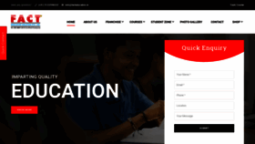 What Facteducation.in website looked like in 2021 (2 years ago)
